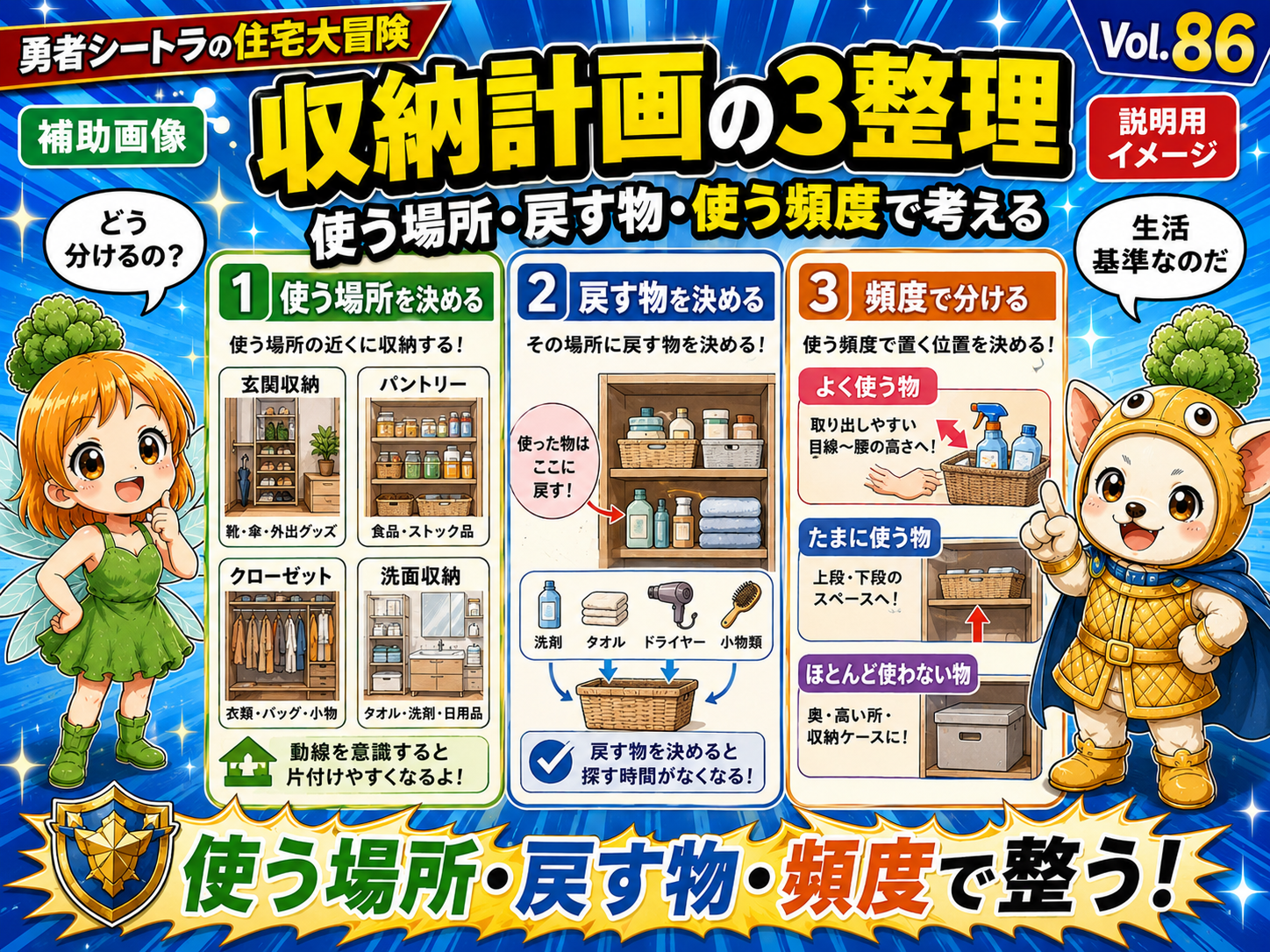 Vol.88 収納計画は「広さ」より「戻せる距離」｜8年で実証した3つの原則 アイキャッチ
