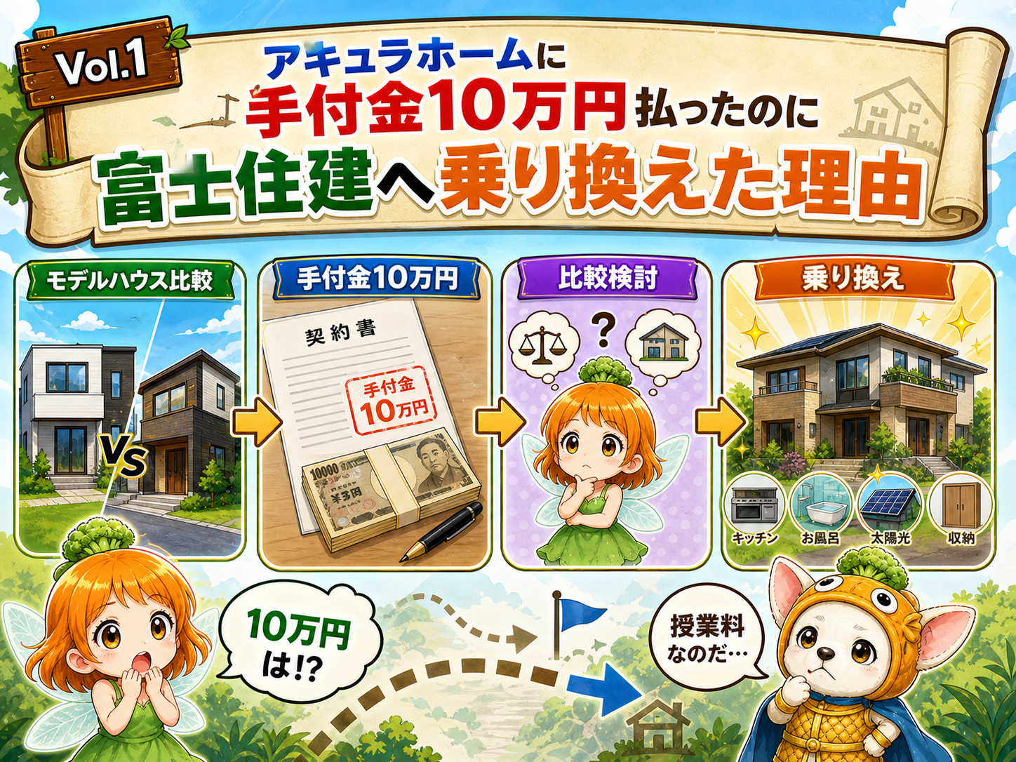 Vol.1 手付金後の乗り換え判断を整理した説明用イメージ